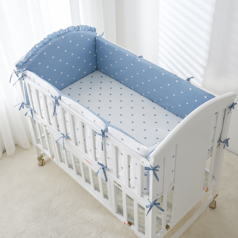 床围婴儿床防撞软包新生儿宝宝床上用品儿童围栏纯棉高35-60定制
