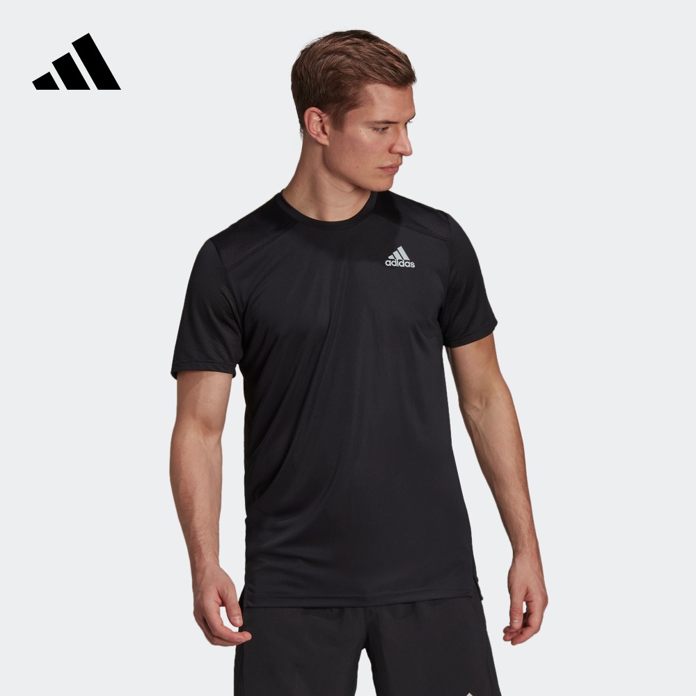 速干跑步运动上衣圆领短袖T恤男装夏季adidas阿迪达斯官方HB7465
