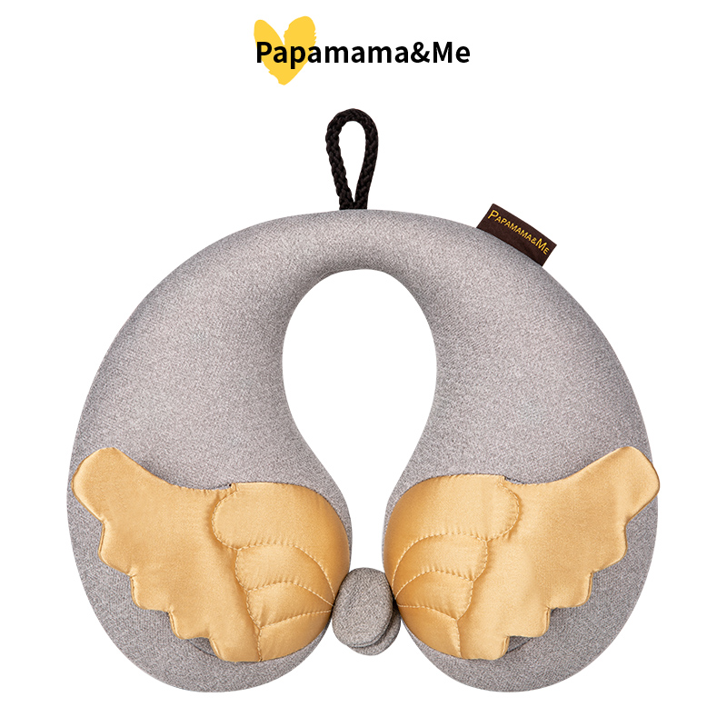papamamame儿童u型枕宝宝婴儿安全座椅睡觉神器护颈枕1-12岁适用