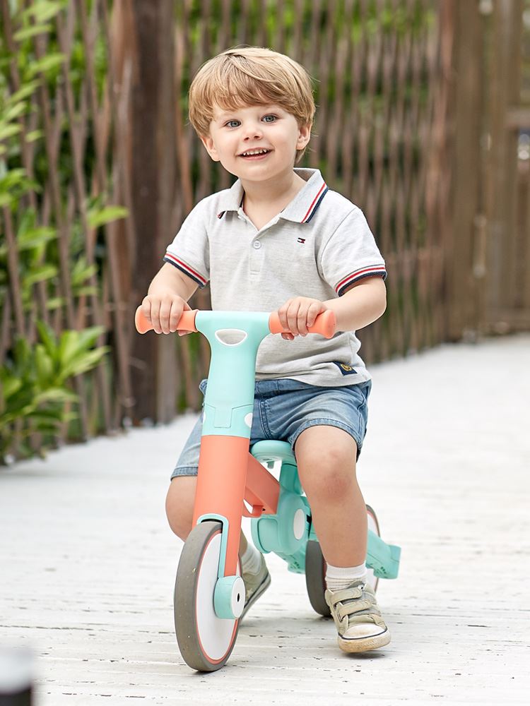 Hape儿童三合一平衡车滑-行脚踏滑步车宝宝婴儿学车三轮车2岁步13