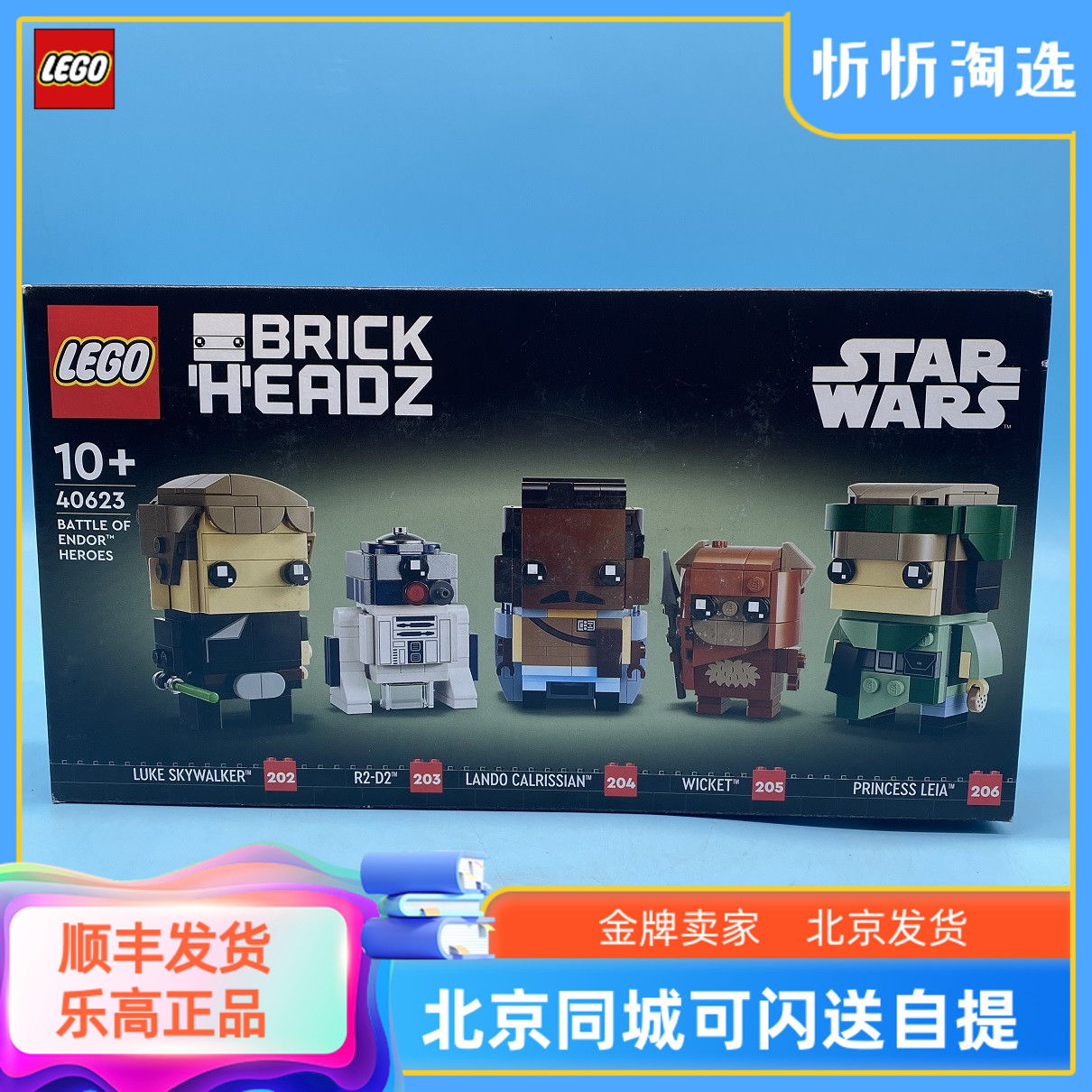 LEGO乐高方头仔系列40623恩多战役战斗英雄星球大战积木玩具