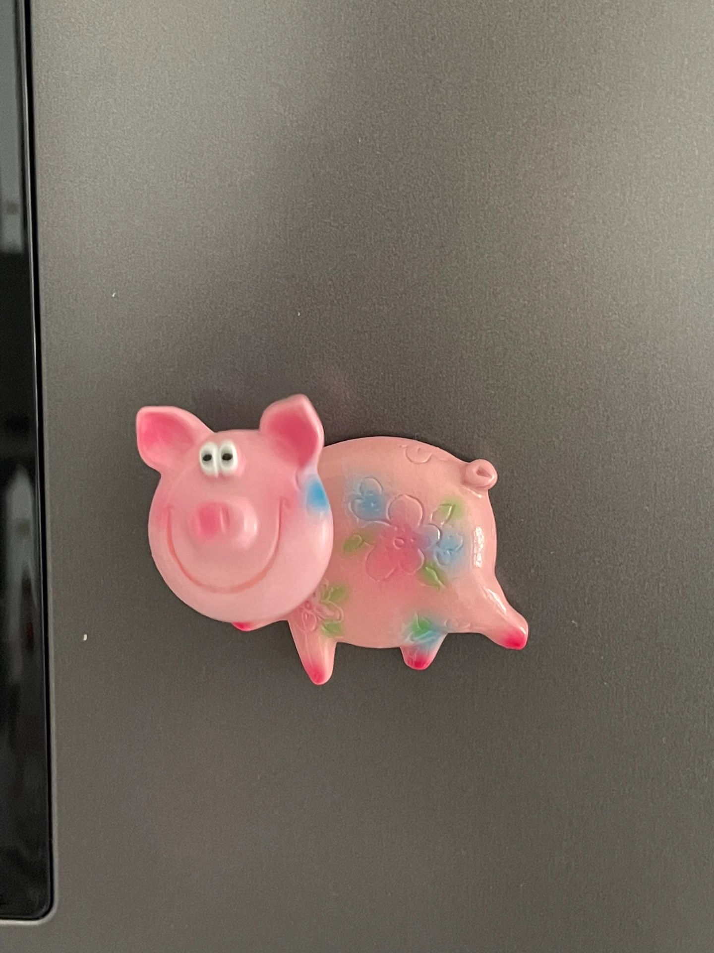 冰箱贴3D立体卡通磁力日用吸附留言条出租房磁铁便利装饰贴粉猪猪