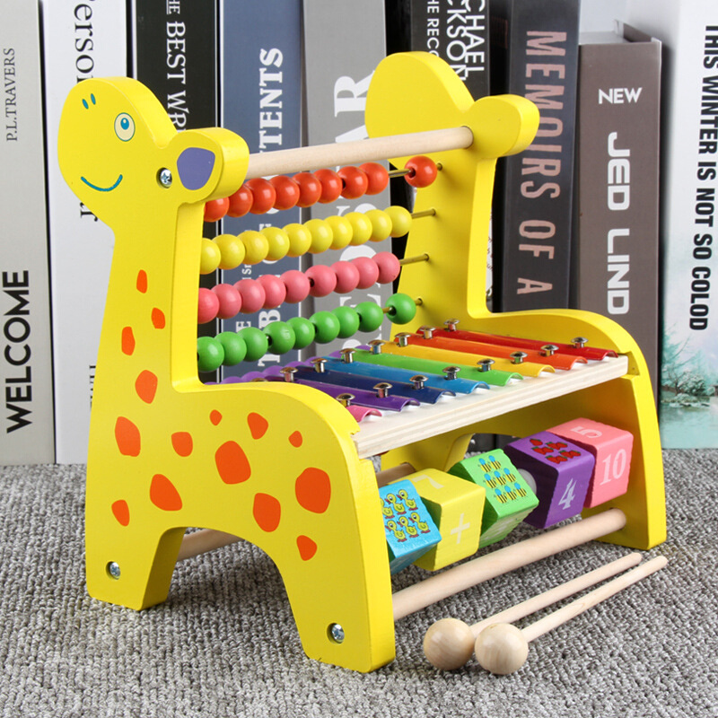 现货速发婴儿童八音敲琴玩具 积木6-12个月男孩女宝宝0-1-2-3周岁