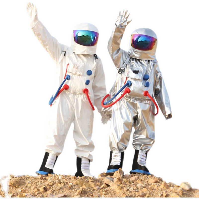 宇航服太空服卡通人偶服装航天员婚纱拍照表演道具儿童宇航员衣服