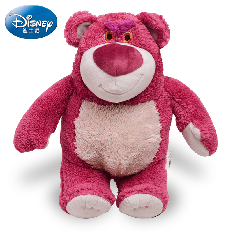 高档迪士尼正版草莓熊公仔毛绒玩具总动员儿童床上睡觉抱枕玩偶熊