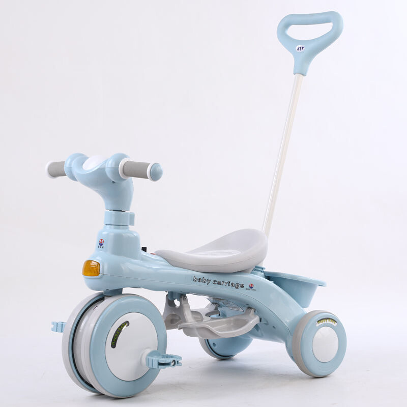 儿童三轮车1-6岁宝宝脚踏车婴幼儿推车轻便遛娃2岁童车脚蹬自行车