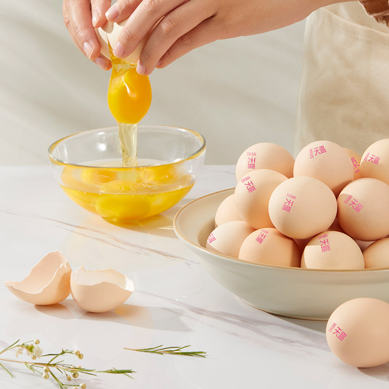 广东温氏鲜鸡蛋30枚供港品质鲜鸡蛋新鲜蛋黄自然金色营养价值高