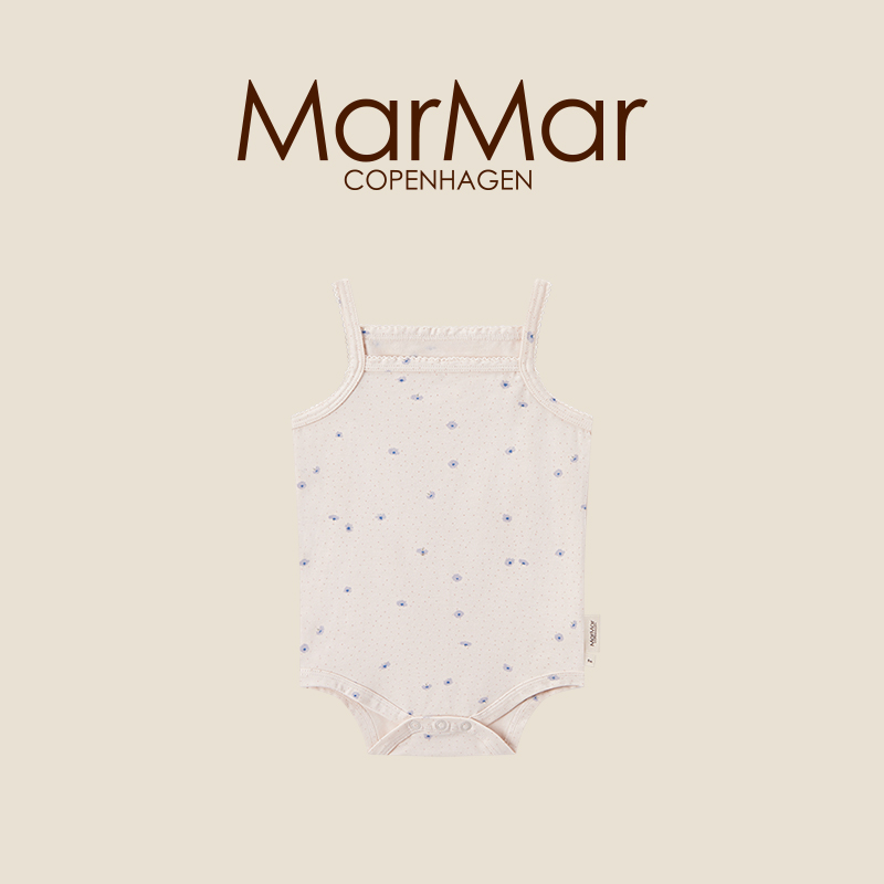 MarMar2023新品婴儿吊带包屁衣婴童夏季哈衣男女宝宝莫代尔爬爬服
