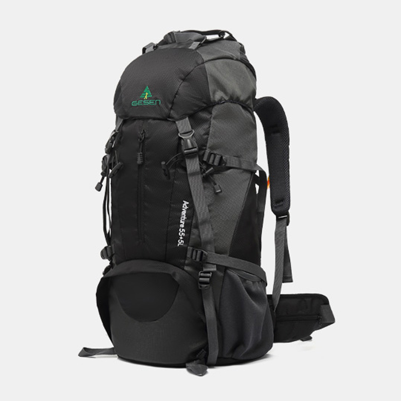 专业户外登山包运动野营徒步旅游双肩包男女大容量旅行背包50L60L
