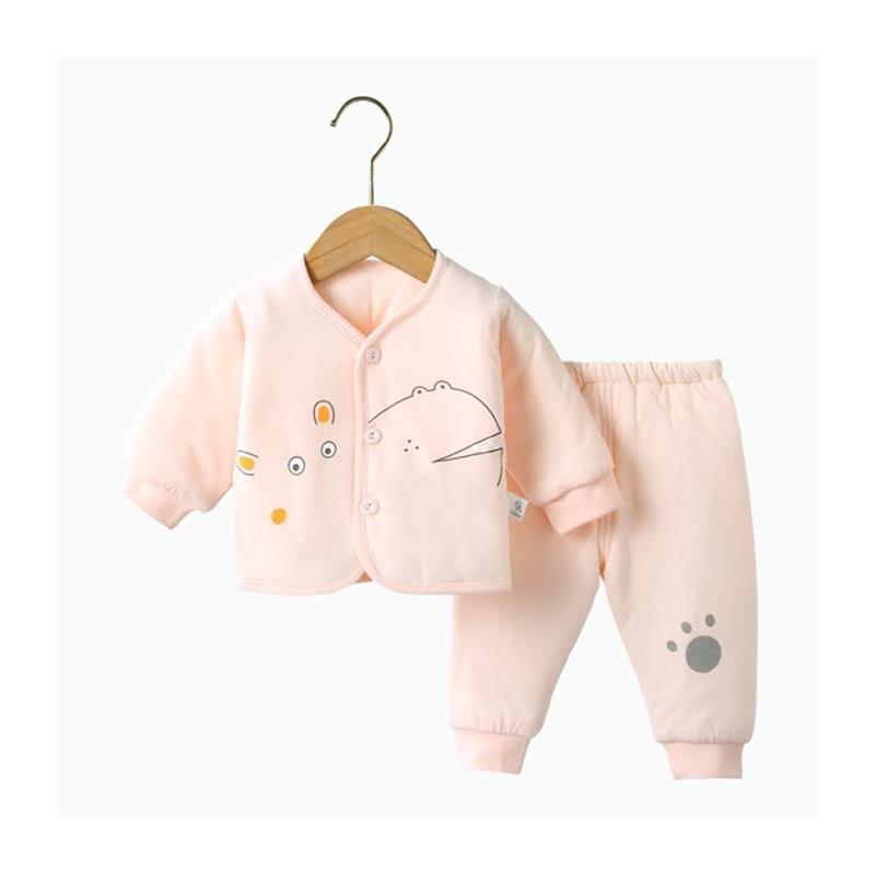 极速。婴儿棉衣棉裤套装秋冬季新生儿加厚两件式两件式套装宝宝保