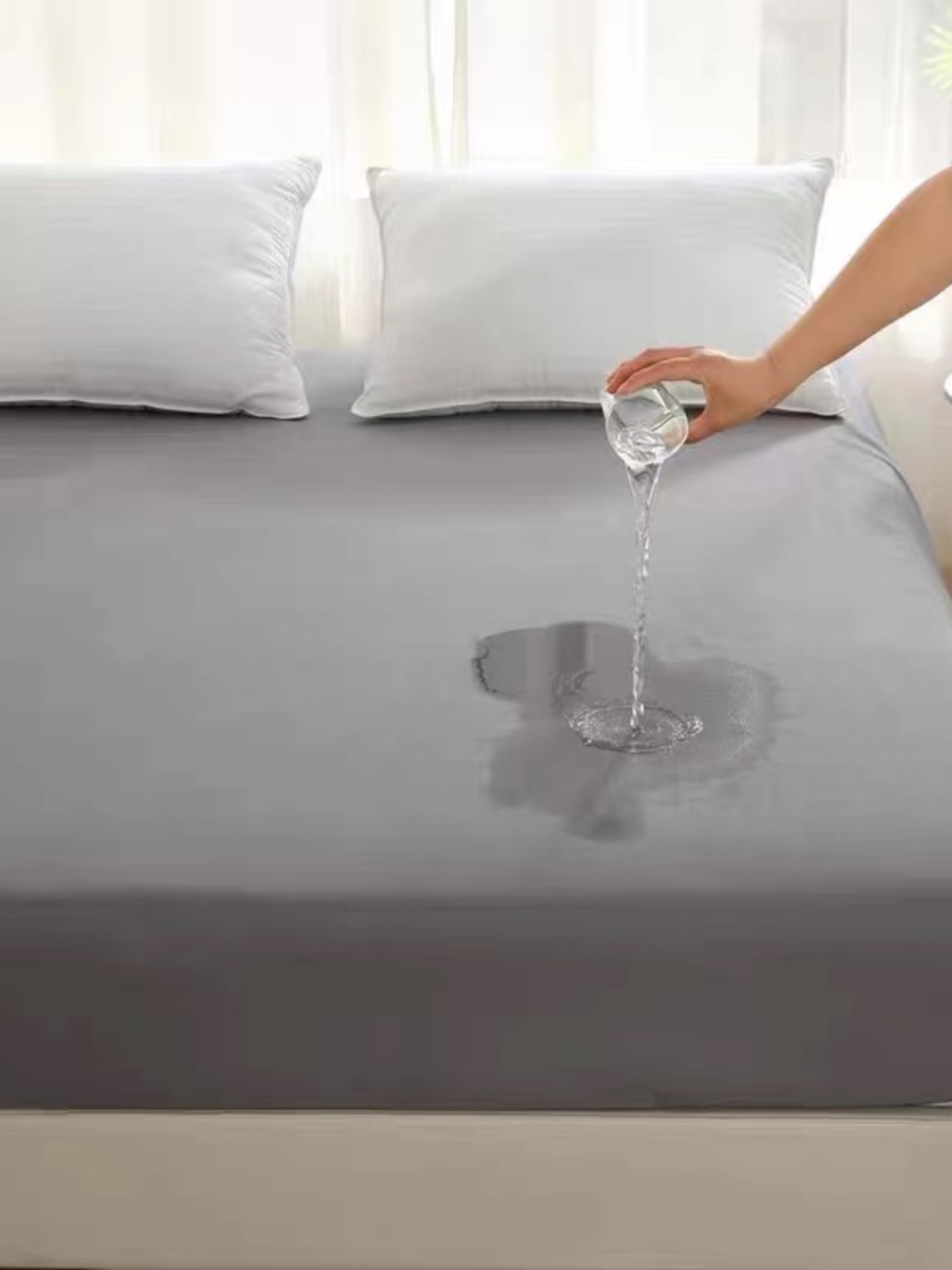 防水隔尿床笠婴儿童床垫保护套透气水洗机洗防滑固定床单床罩床套