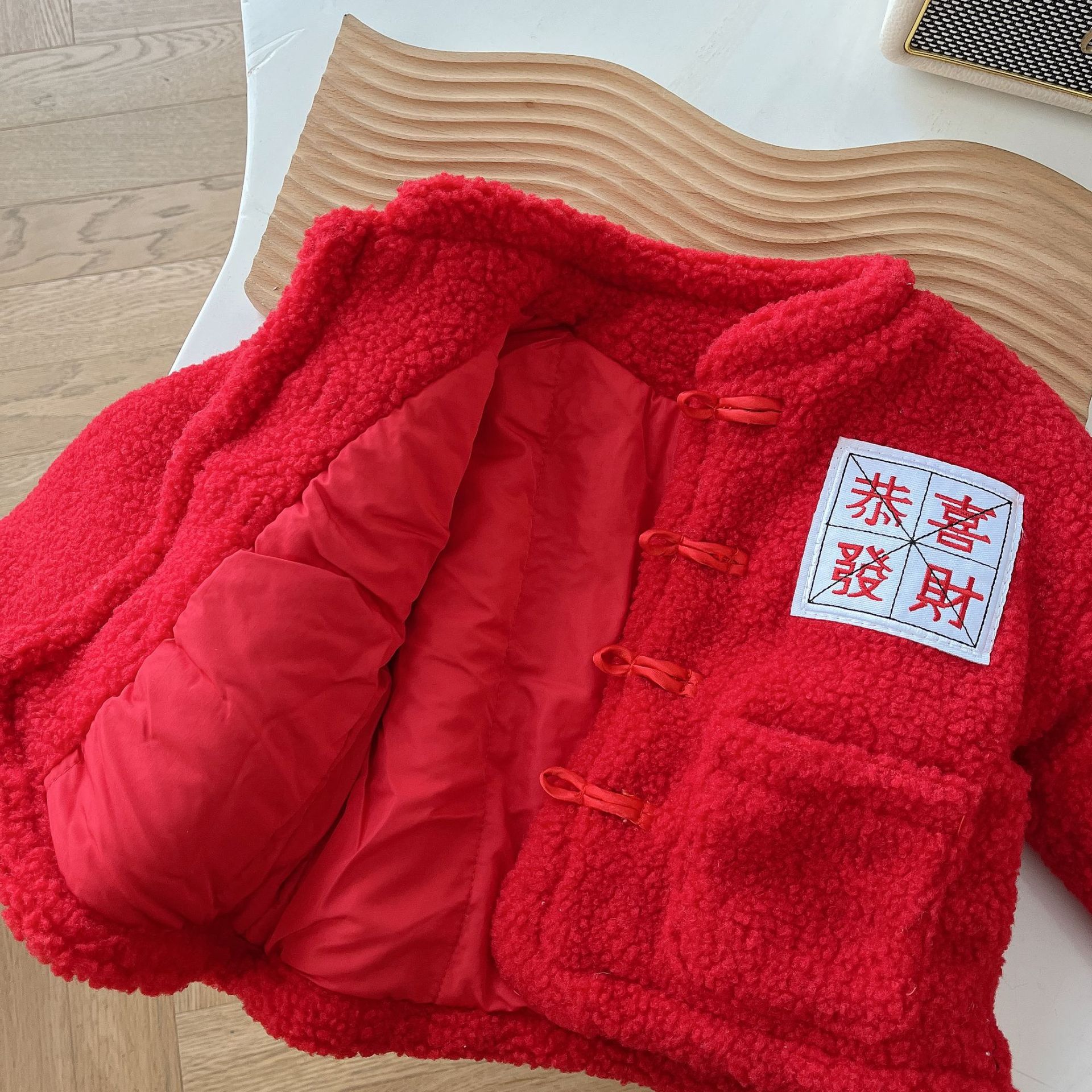 儿童外套婴幼儿冬装棉服宝宝时髦洋气冬季加厚夹棉一岁外出拜年服