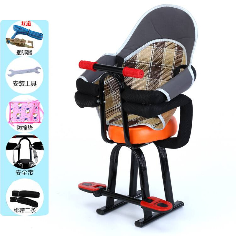 电动电瓶车儿童坐椅前置宝宝坐凳踏板摩托车车安全椅婴儿小孩坐椅