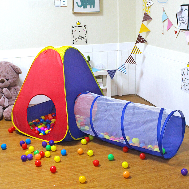儿童帐篷室内小房子宝宝睡觉玩具屋男孩女孩公主游戏城堡爬行隧道