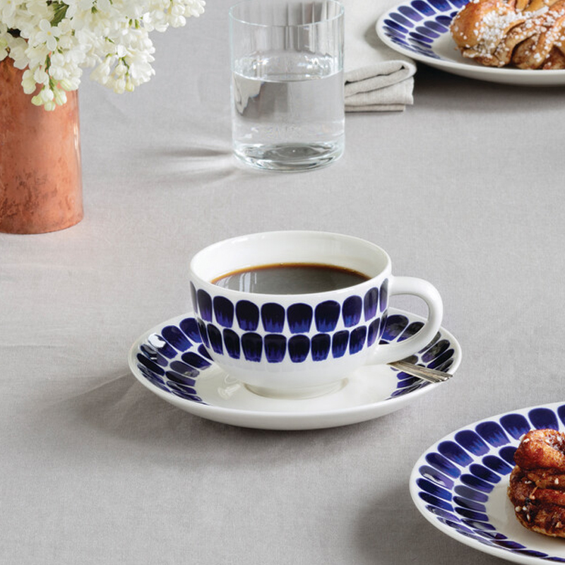 芬兰arabia24h小时马克杯咖啡杯碟套装陶瓷中古杯子北欧风设计感