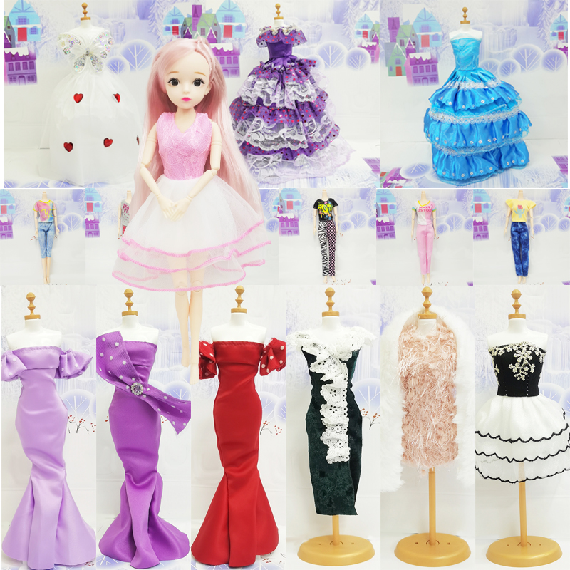 洋娃娃衣服30厘米公主婚纱裙换装新款时尚潮流玩具服饰