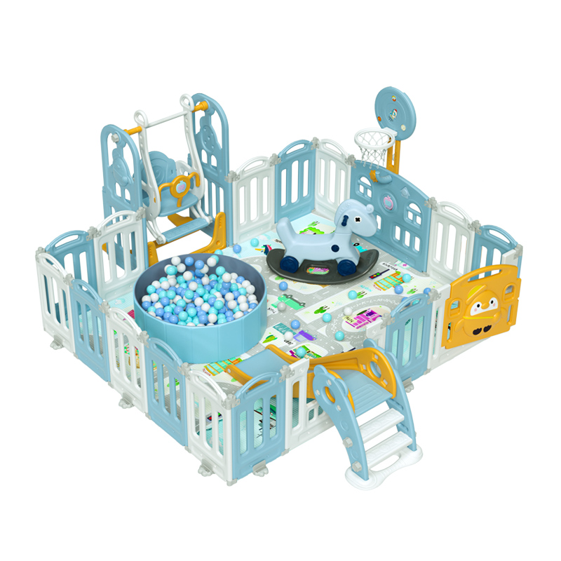 宝宝游戏围栏儿童室内家用婴儿地上游乐园场爬行垫栅栏学步防护栏