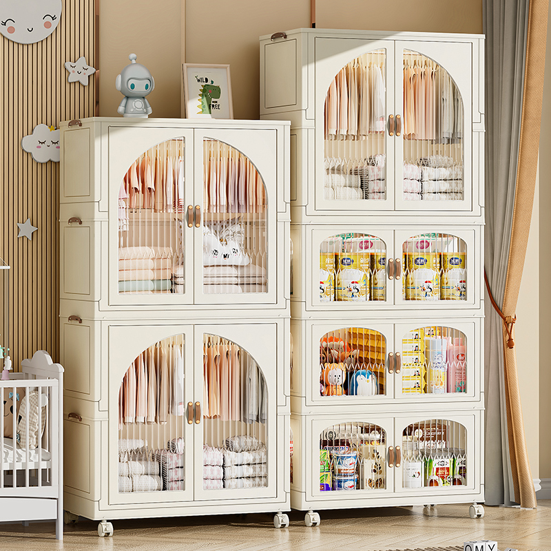 婴儿衣柜免安装儿童衣服整理箱宝宝小衣橱家用卧室储物置物收纳柜