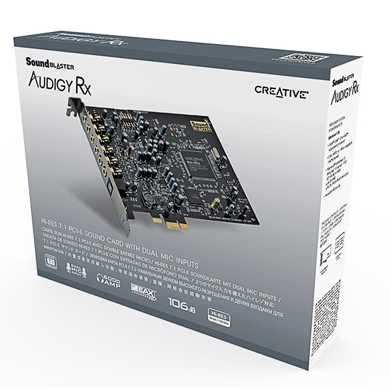 创新A5声卡7.1内置声卡Rx套装电脑PCIE手机k歌直播唱歌专用5.1