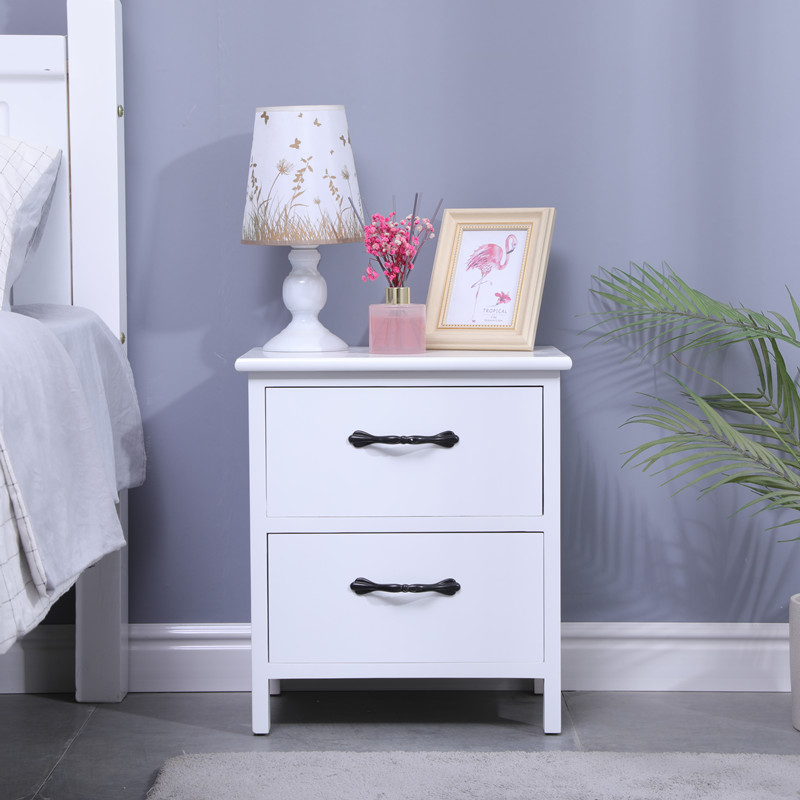 床头柜置物架简约现代卧室小型迷你实木窄简易床边收纳储物小柜子