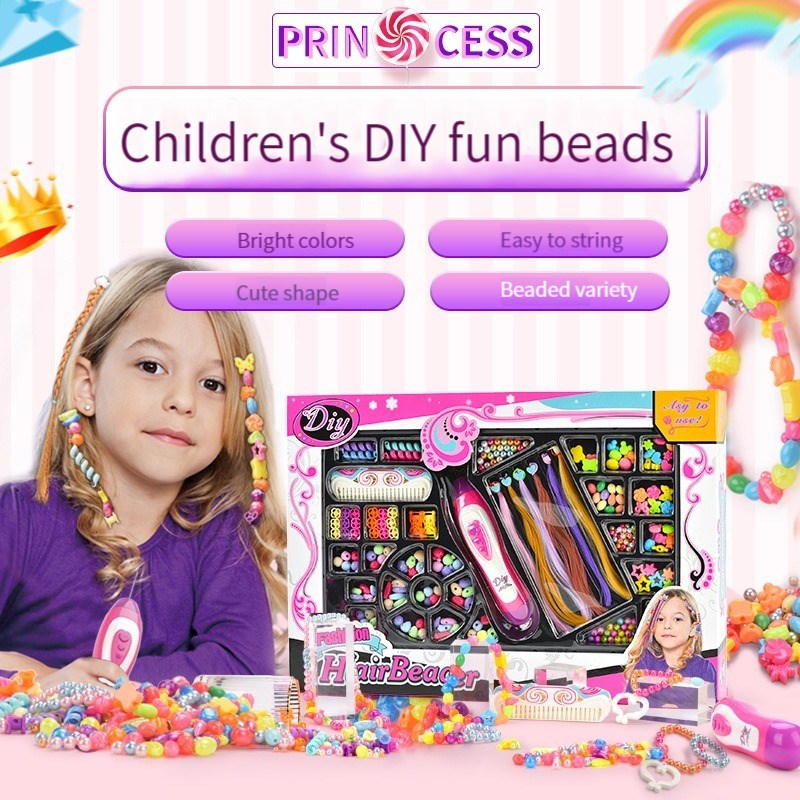 速发New Toy DIY Beaded Hair Braiding Device Girl Play House
