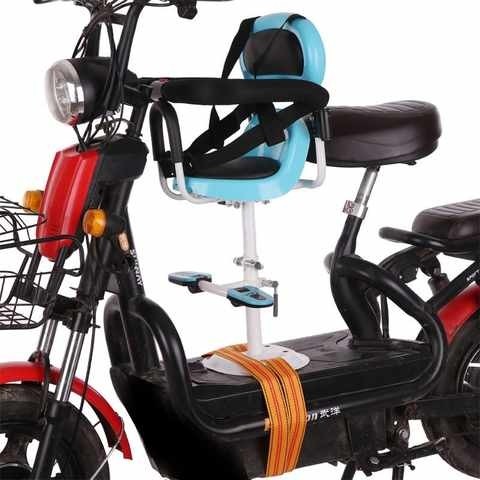 摩托车前置电动坐椅子儿童摩托车踏板车宝宝安全座椅电动座椅电瓶