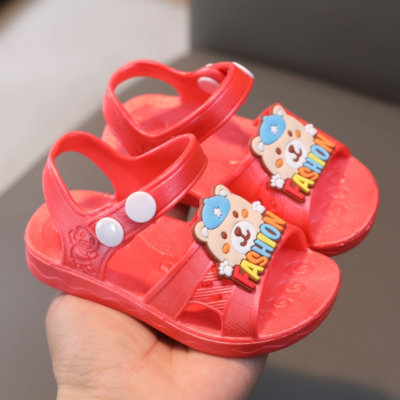 宝宝凉鞋2023新款男宝婴幼儿防滑夏季小孩塑料踩水鞋子男童2岁3岁