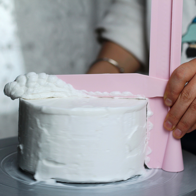 现货可调节高度蛋糕抹平器翻奶 黄油霜油糖刮板 烘焙蛋糕表面处理