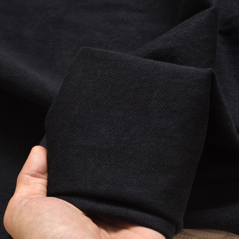 14.8OZ加厚有质感黑色牛仔布料水洗做裤子非常结实耐磨高质放心买
