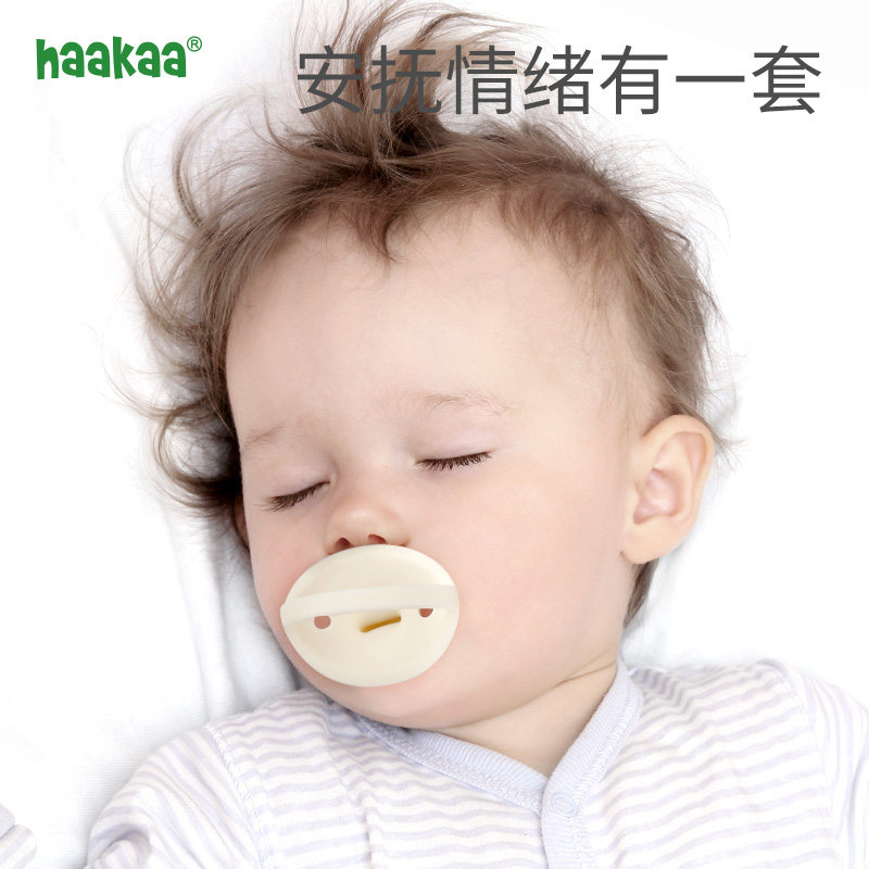 宝宝安抚奶嘴硅胶新生儿3-6-18个月婴儿仿真母乳安慰戒断奶安睡型