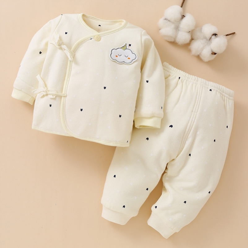 婴儿棉衣棉裤男女宝宝棉服分体两件套新生婴幼儿冬季保暖棉袄套装