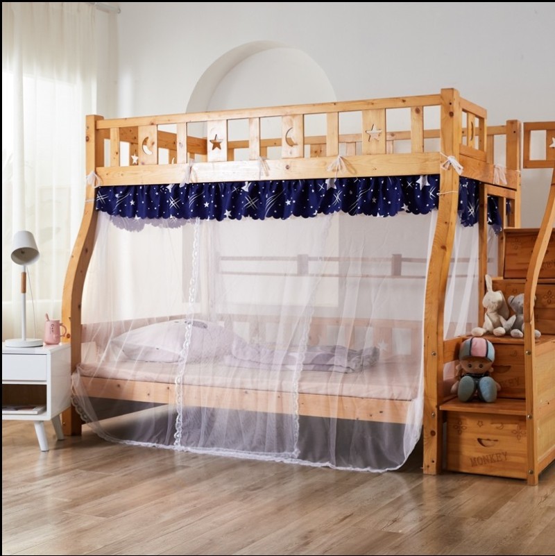 上下床子母床蚊帐上下铺梯形双层床家用高低床儿童母子Z床蚊帐下