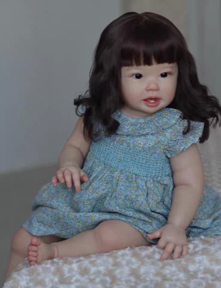 70厘米仿真女童宝宝 服装模特9个月婴儿真人比例 Teegan 创意礼物