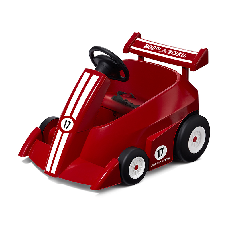 新美国RadioFlyer儿童车遥控电动车卡丁车可坐玩具车宝宝四轮汽车
