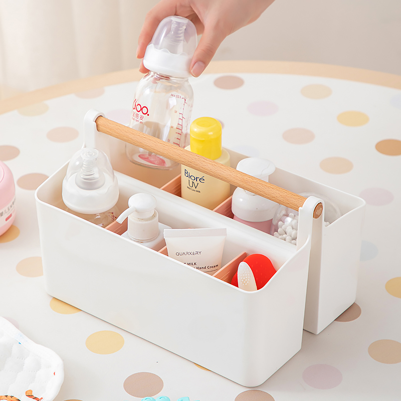 奶瓶置物架宝宝专用婴儿奶粉餐具收纳箱碗筷沥水喂养台辅食收纳盒