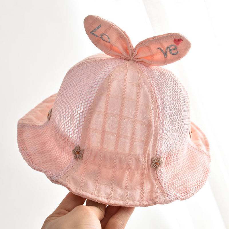 6一12月婴儿帽一岁宝宝帽子春秋款遮阳帽小月龄婴幼儿洋气女夏天