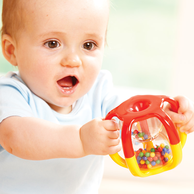 Tolo婴儿玩具0-1岁手抓球新生儿手摇铃沙漏宝宝啃咬3-6-9小月龄