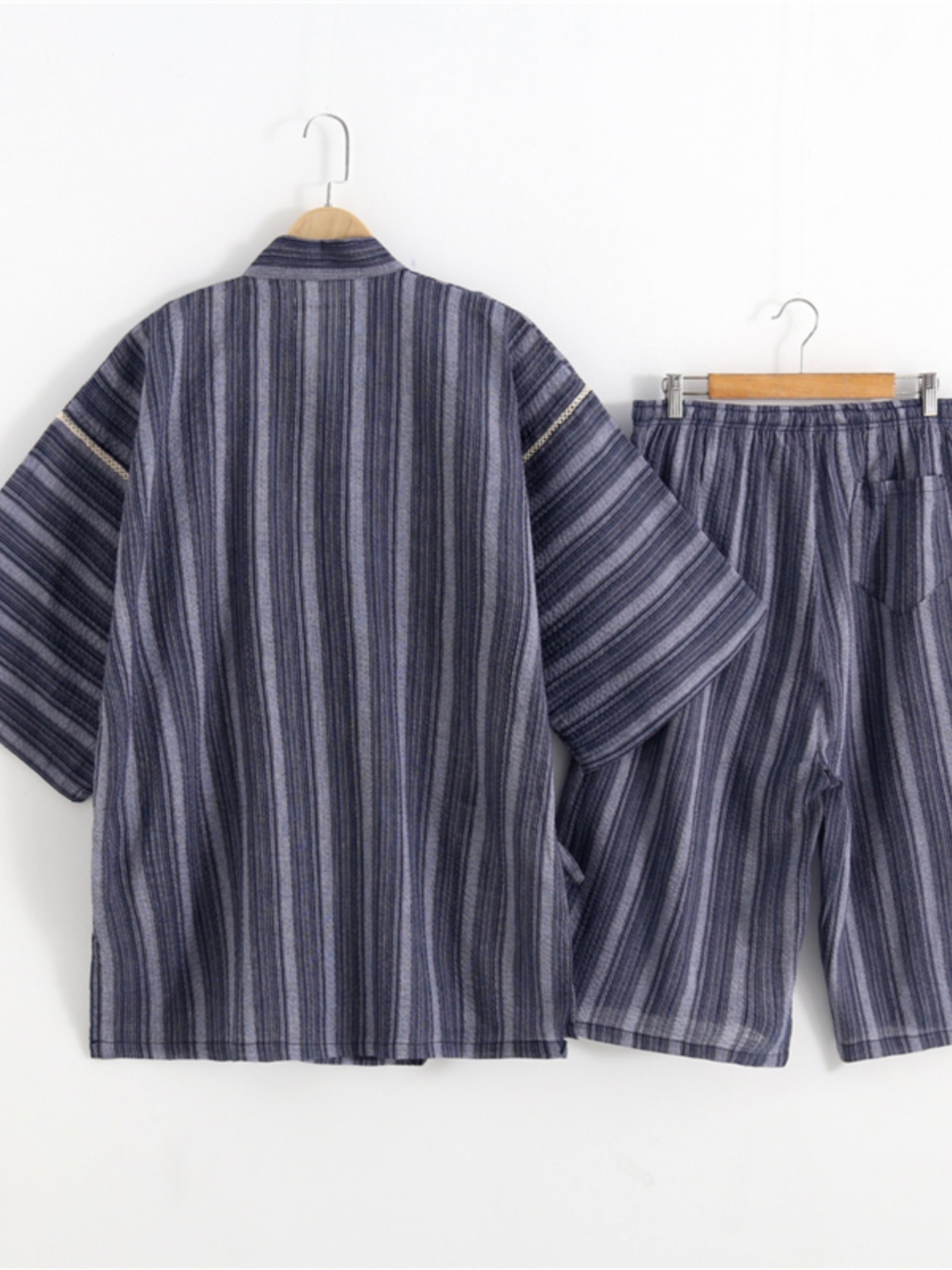 新品惠日式棉加肥加大码和服甚平男女睡衣套装浴衣汗蒸休闲300斤
