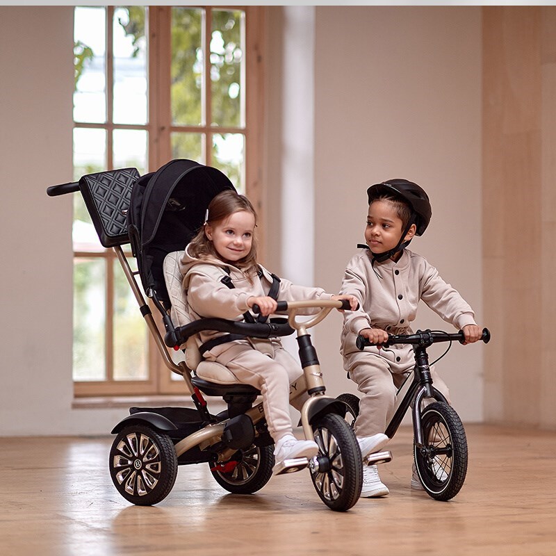 Bentley宾利儿童三轮车婴幼儿多功能手推车1-6岁宝宝双向脚踏车