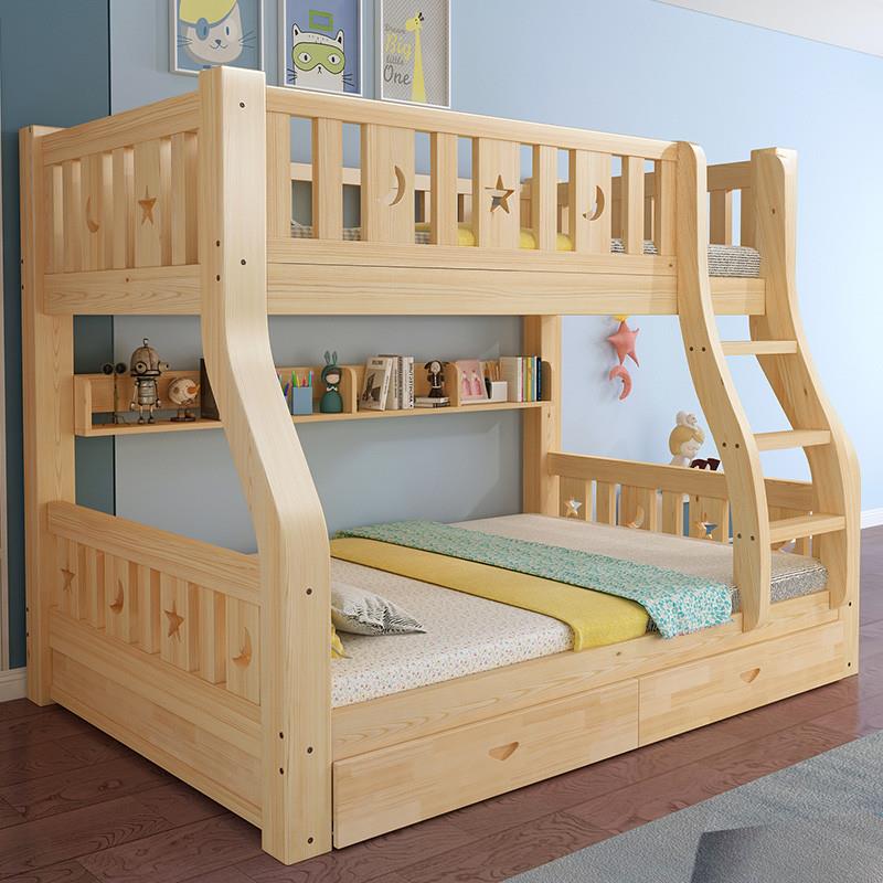 实木上下铺双层床两层上下床高低床儿童床子母床双人床成人小厂家