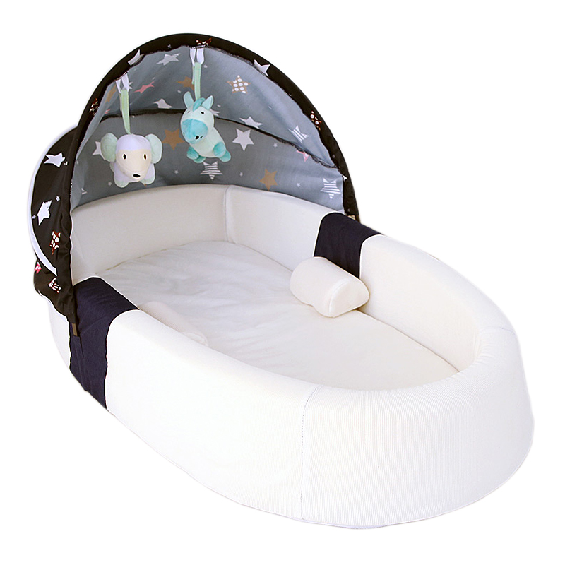 便携式婴儿床宝宝床中床可折叠可移动新生I儿睡床仿生bb床上床防