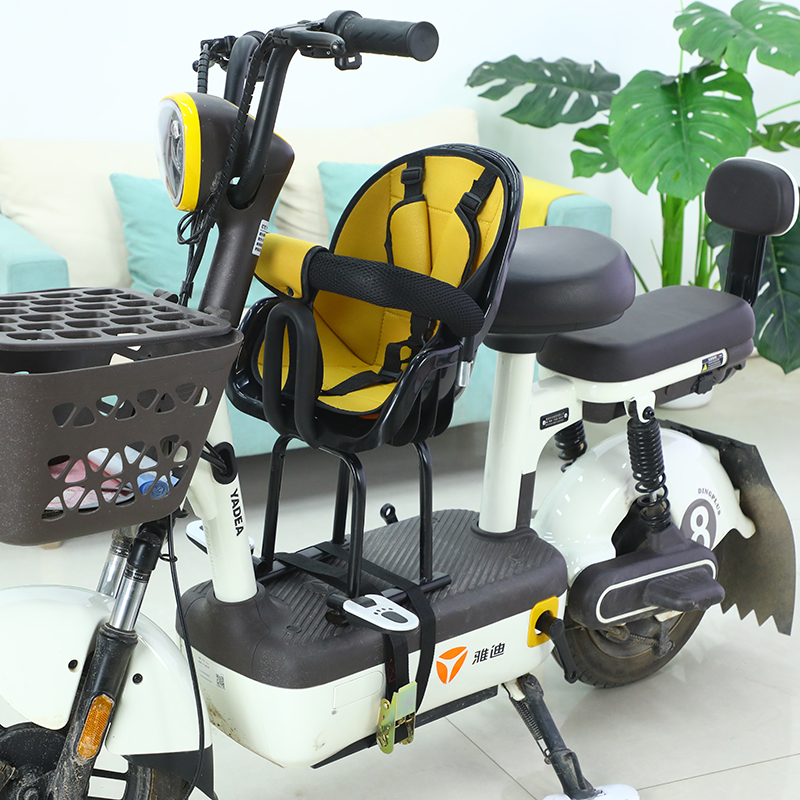 极速婴儿座椅电动车女士电动机车儿童减震通用安全凳子电动自行车