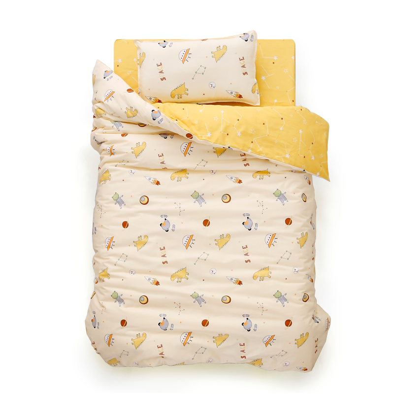 儿童纯棉被套床单床笠三件套宝宝全棉被罩婴儿床床品套件一件定制