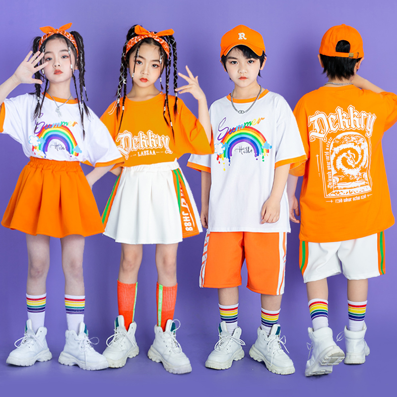 六一儿童表演服幼儿园班服啦啦队演出服小学生运动会开幕式服装夏