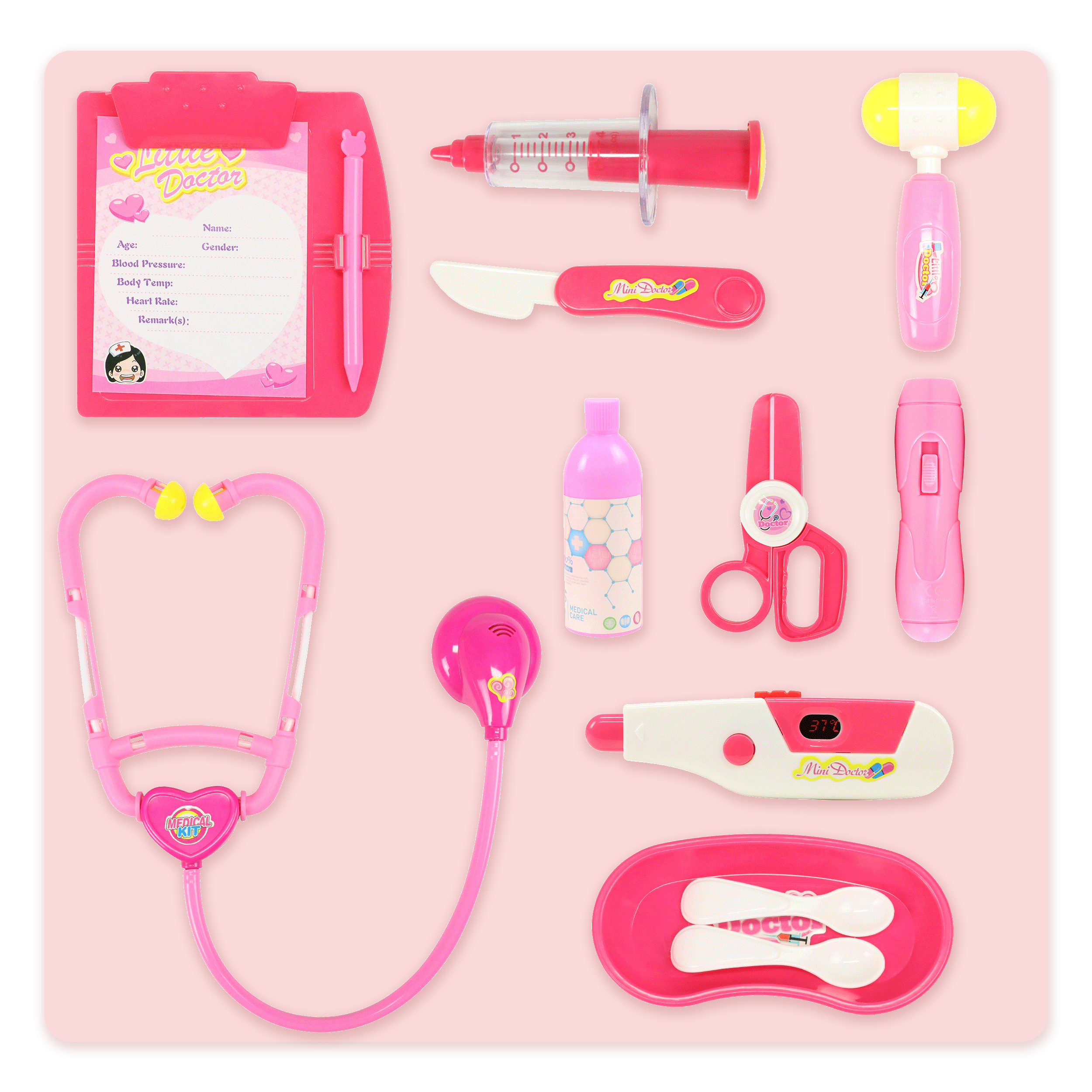 儿童小医生玩具套装女孩过家家扮演听诊器护士打针宝宝看病医疗箱