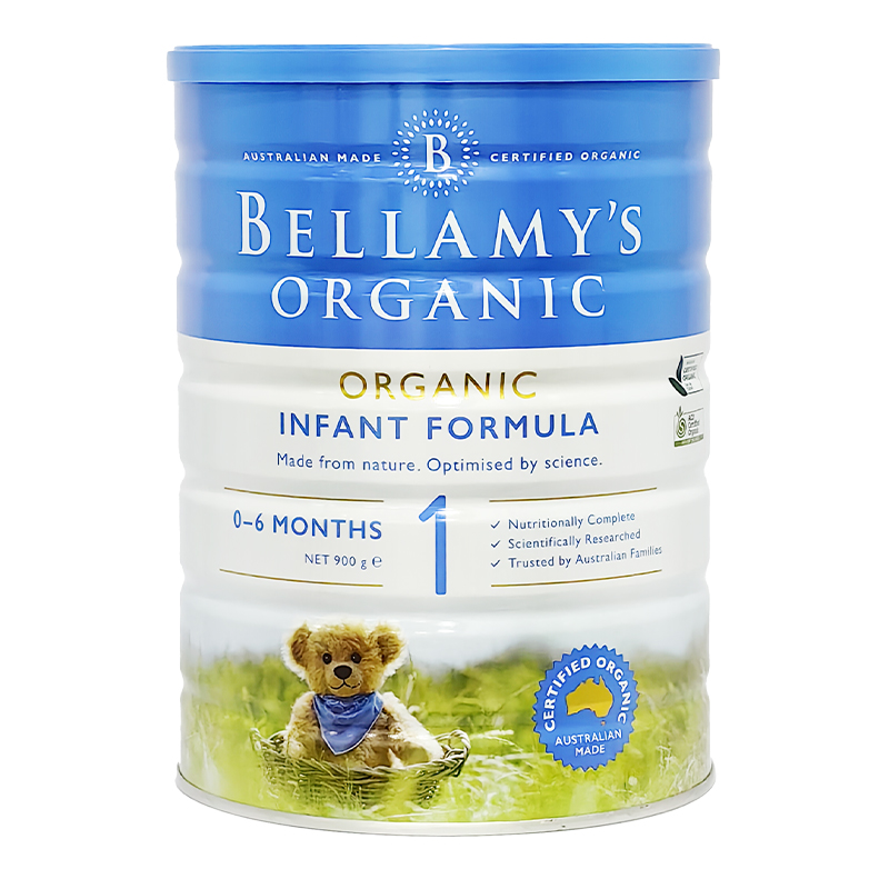 进口澳大利亚新生儿Bellamy’s/贝拉米 有机经典 900g 1段0-6个月