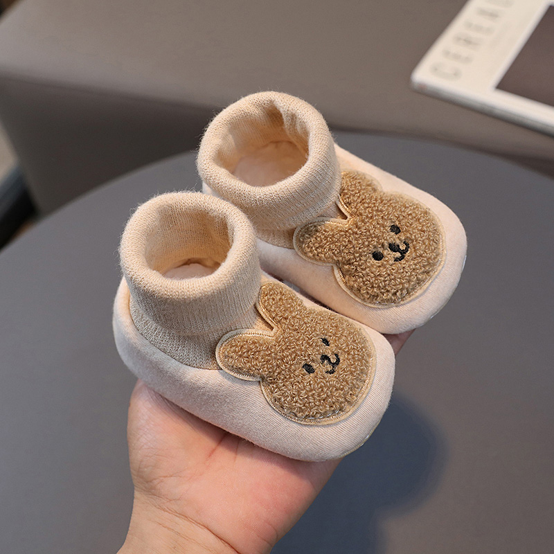婴儿鞋春秋男女宝宝不掉鞋6一12个月0-1岁棉鞋学步软底新生儿冬季