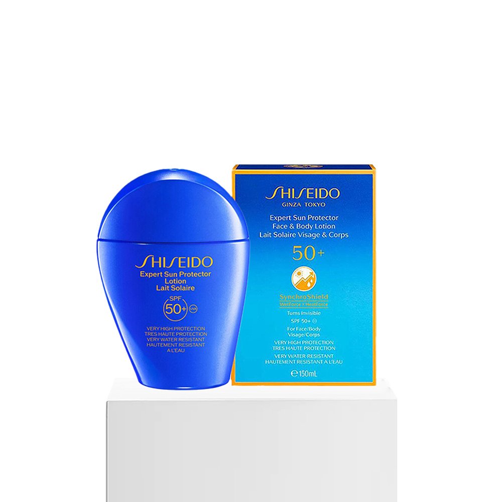 欧洲直邮Shiseido资生堂蓝胖子身体防晒150ml质地轻柔SPF50+欧版