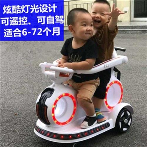 婴儿童电动四轮车遥控手推车1-4岁男女宝宝摇摇玩具车子充电可坐