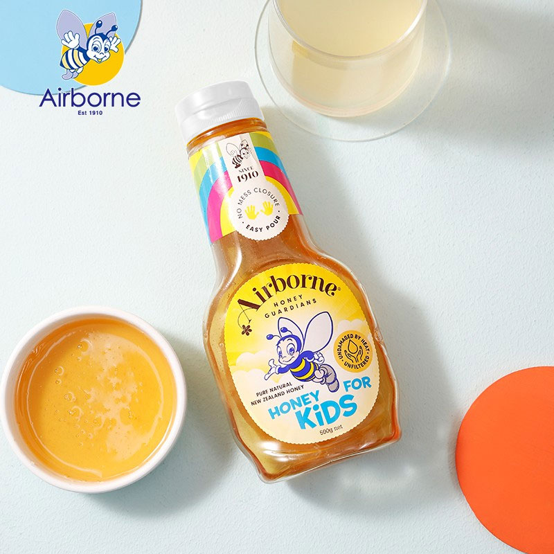 airborne艾尔邦尼儿童蜂蜜纯正天然宝宝百花蜜新西兰原装进口